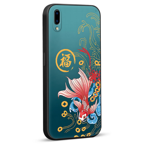 彧玺适用于vivoy93手机壳v1818a时尚复古保护套v1818t软硅胶男女款 y70维沃vivo唯美民族风y93s父母用v1818ca - 图3