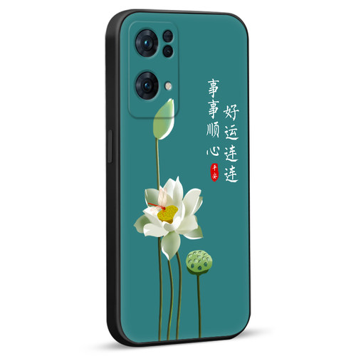 彧玺适用于opporeno7pro手机壳pfdm00新款创意硅胶pfdt00全包防摔0pp0reno7pro彩绘国风个性软壳网红保护套男 - 图2