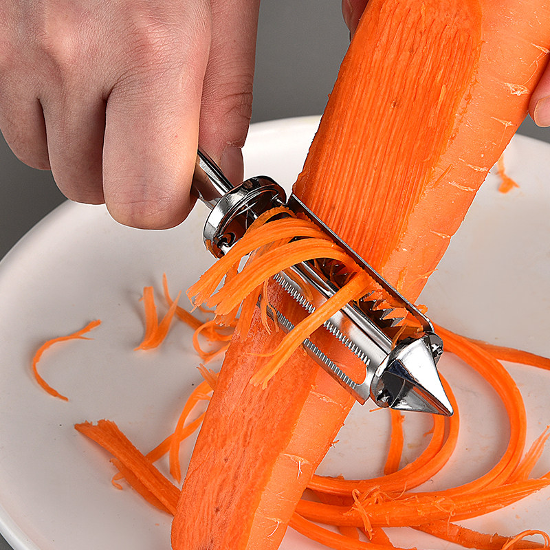 DDH德国进口316不锈钢水果削皮刀家用四合一多功能土豆去皮神器,淘宝优惠券,粉丝福利购,淘宝优惠卷