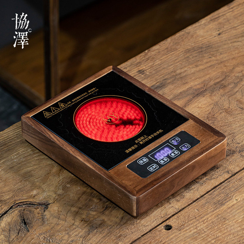 茶壶泡茶家用 煮茶养生壶套装 相思木电陶炉新款 加厚高硼硅玻璃,淘宝优惠券,粉丝福利购,淘宝优惠卷