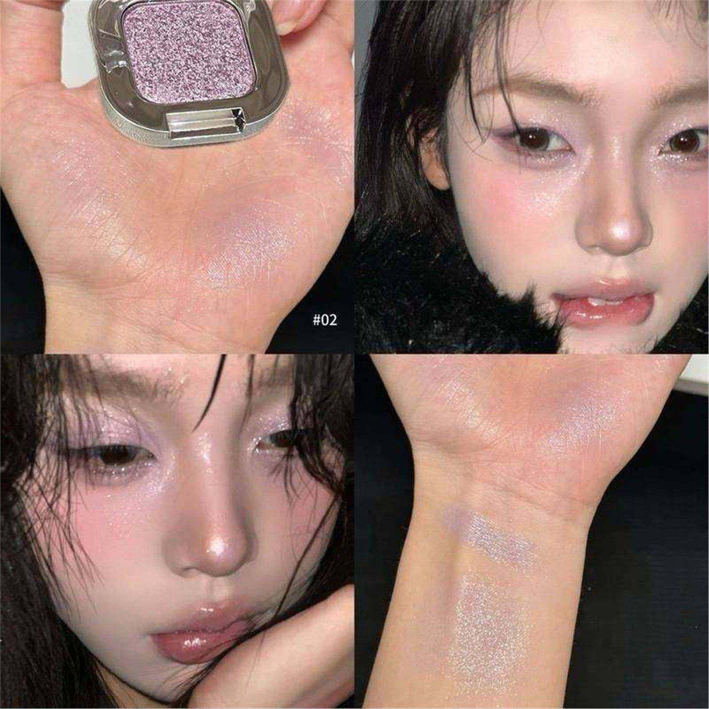 钻闪人鱼姬!彩色蓝色高光碎钻粉单色眼影提亮细闪偏光珠光多用盘,淘宝优惠券,粉丝福利购,淘宝优惠卷