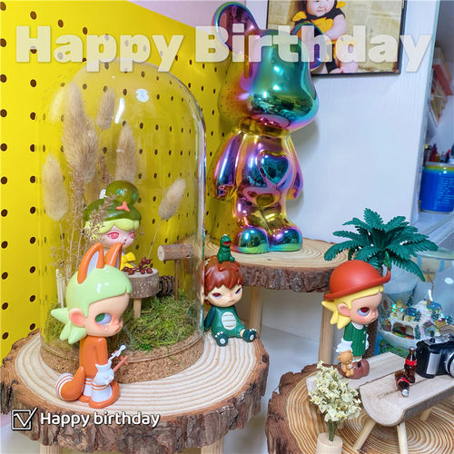 圆盘多层展示架收纳架木盲盒场景搭配场景拍照道具diy手工小配件 - 图2