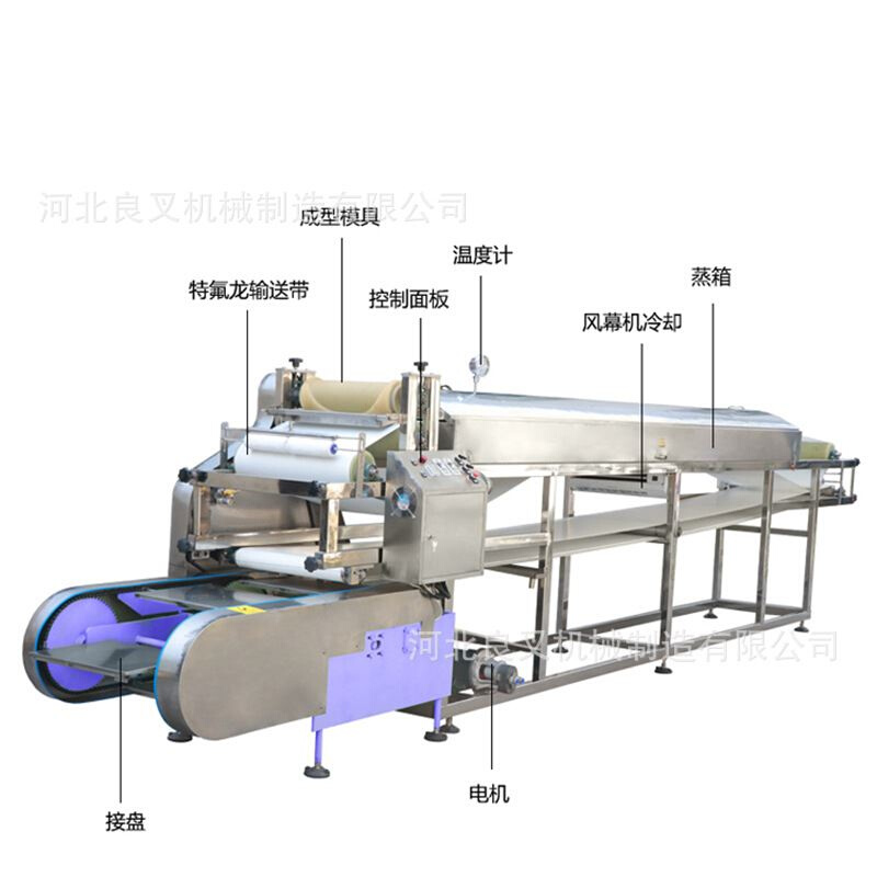 大型河粉机 多功能凉皮机器全自动商用小型蒸汽式米皮机 大拉皮机 - 图1