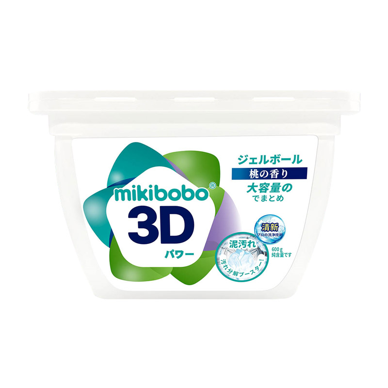 mikibobo洗衣持久留香柔顺洗衣凝珠香型洗衣液凝珠600gA