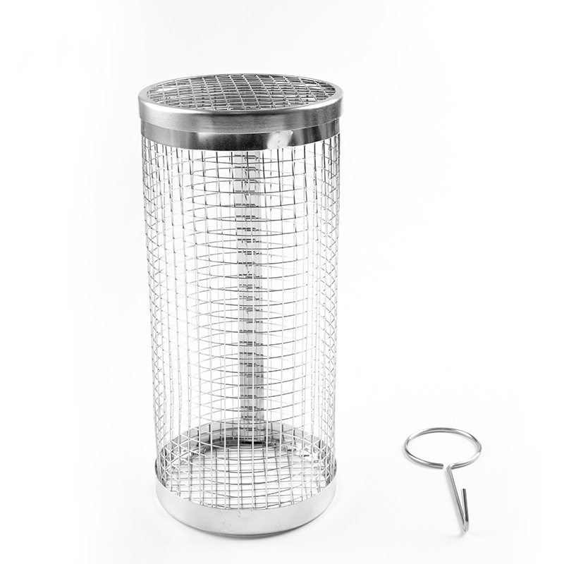 大秦左岸304不锈钢烧烤笼烧烤架网篮滚动笼烧烤配件工具网烧烤网,淘宝优惠券,粉丝福利购,淘宝优惠卷