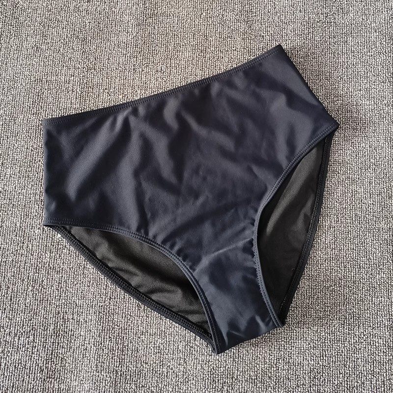 2023新款女士泳裤百搭比基尼单品裤子艺考高腰三角大码显瘦游泳裤,淘宝优惠券,粉丝福利购,淘宝优惠卷