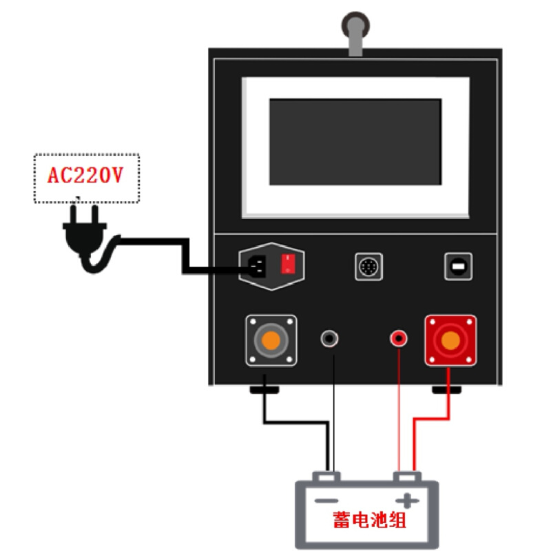 -212DC蓄电池单体充放电活化仪容量放电检测仪电池组监测测试仪 - 图0