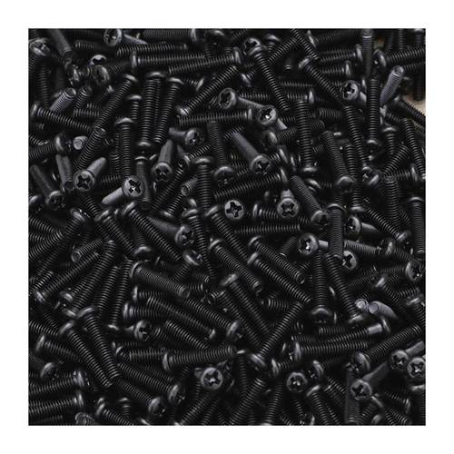 PM镀黑圆头螺丝钉十字盘头机牙螺钉机丝M4M5*5x7x9x10x12x20-50 - 图3