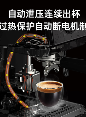 CafeLffe聚咖极萃58mm意式咖啡机