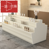 Product Display Bench Creative Versatile Strip Middle Island Booth Customizable Merchandise Clothing Shop Window Folding Display Cabinet