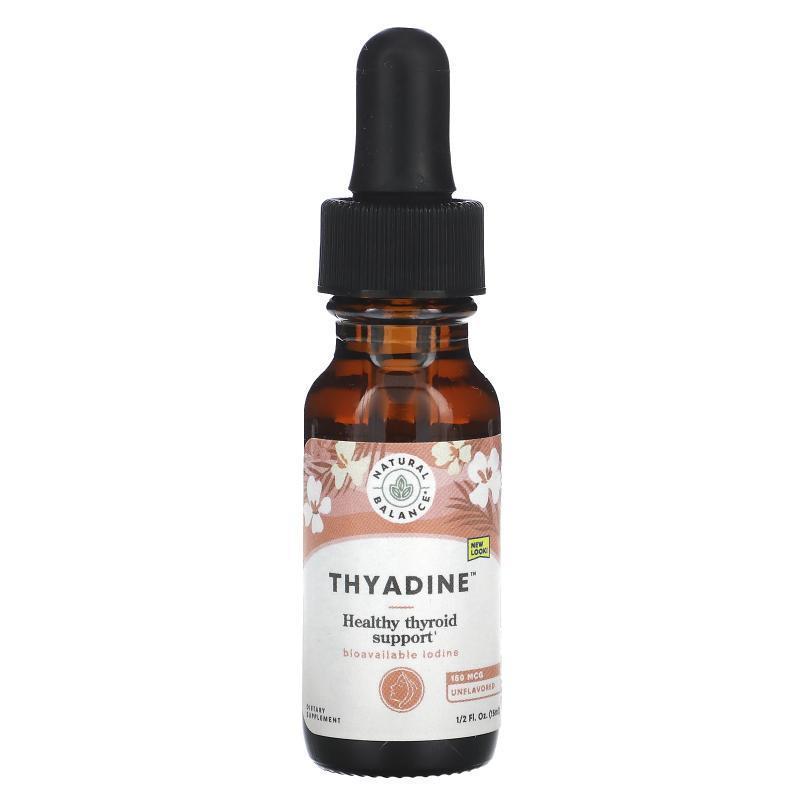 天衡宝,Thyadine, Healthy Thyroid Support, Unflavored, 150 mc - 图1