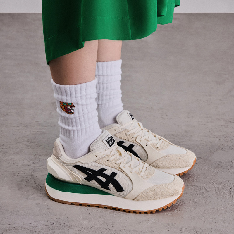 Onitsuka Tiger鬼塚虎MOAGE CO男女款时尚情侣休闲厚底老爹鞋