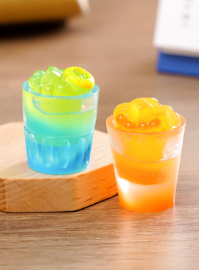 水果冰杯饮料杯DIY拍摄造景摆件