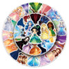 100 original cute princess little girl stickers diy