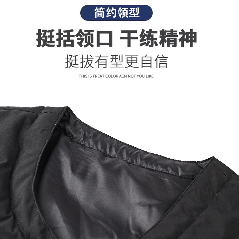 罗蒙鹅绒羽绒马甲男外穿内搭2023秋冬季新款羽绒服无袖背心坎肩