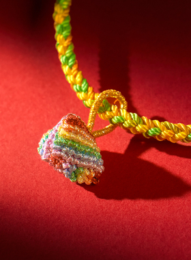 端午节五彩绳五帝钱手链手绳