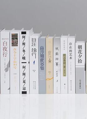 现代中文假书仿真书装饰品摆件客厅书房样板间摆设新中式拍摄道具