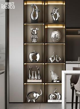 酒柜装饰轻奢现代简约家居客厅电视柜入口陶瓷礼品工艺品
