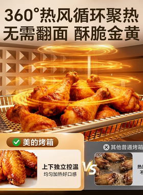 美的P20电烤箱大容量烘烤炸一体