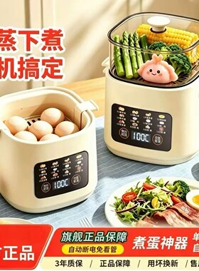 蒸蛋器自动断电家用新款煮蛋器多功能预约定时早餐宝宝煮鸡蛋神器