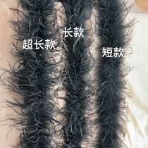 Multilayer encryption plus coarse ostrich feathers rump wool dresses Dance Suit Dress Fashion Diy Handmade Clothing Accessories