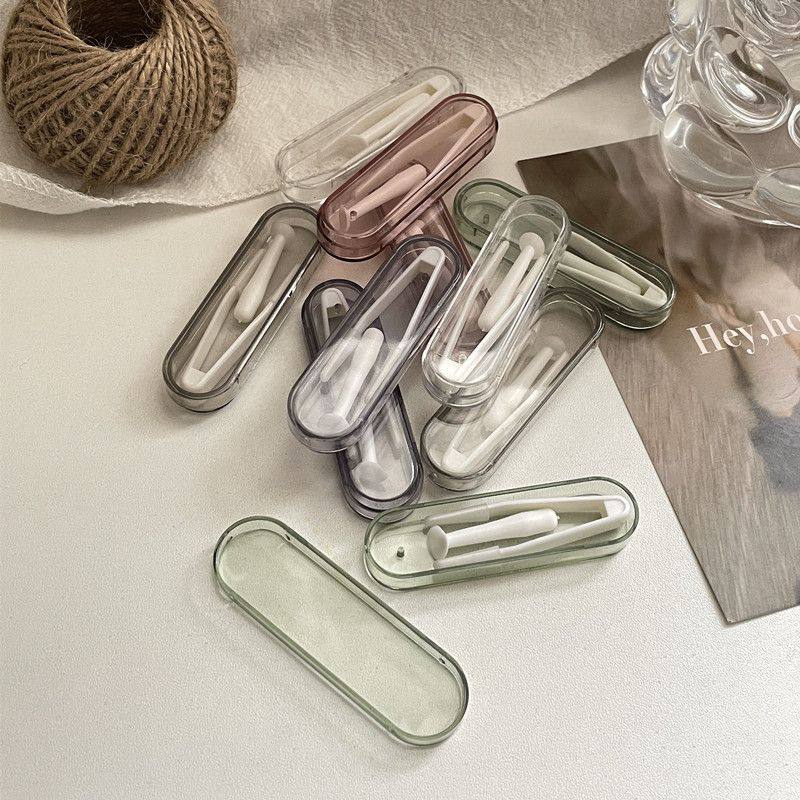 ins 斜面吸棒夹子隐形眼镜摘取器美瞳佩戴工具收纳盒防尘镊子点棒,淘宝优惠券,粉丝福利购,淘宝优惠卷