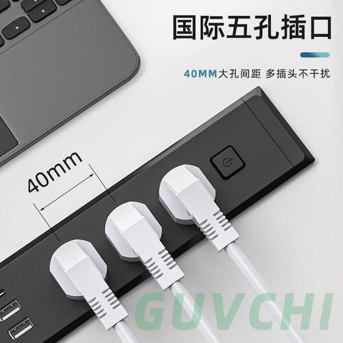 多功能嵌入式桌面插座床头办公电脑桌书桌台面排插隐藏式电源插排 - 图1