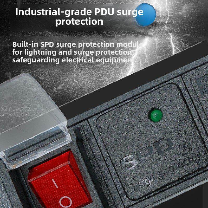 配电柜电源12/16/20/24位10A16A超长排插座防雷拖带,淘宝优惠券,粉丝福利购,淘宝优惠卷