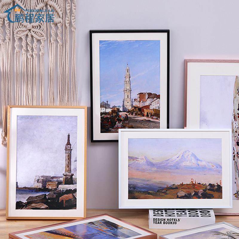 单边开启铝合金画框定制大相框挂墙海报广告展示框架订做任意尺寸,淘宝优惠券,粉丝福利购,淘宝优惠卷