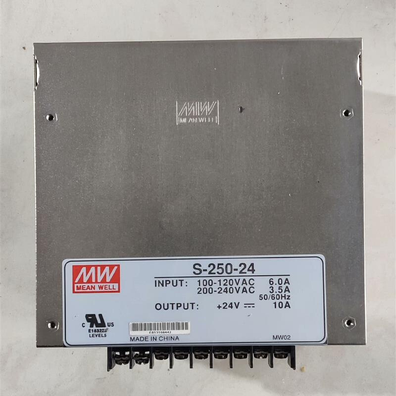 议【价】明纬开关电源:S-250-24、+24v&asymp;10a。实物拍摄-图1