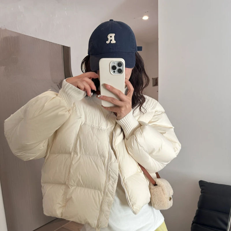 2025新款泡芙棉服外套女冬季中长款韩系保暖棉袄小个子棉衣ak