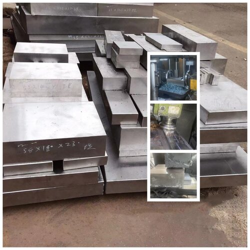 45号钢光板P20模具钢40CR精板DC53钢板H13毛料CR12MOV调质Q235铁 - 图2