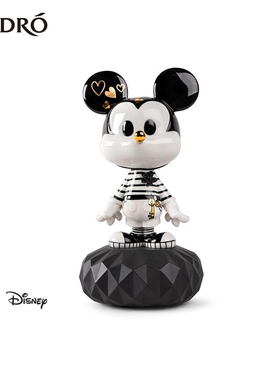 摆设陶瓷装饰品家居雅致米奇米妮