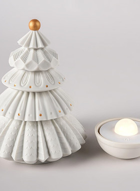 LLADRO雅致圣诞树灯饰家居装饰灯卧室小夜灯氛围灯饰品高档礼物