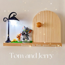 Cat and rat solid wood door switch patch border cover Decorative Sticker Home Idle Socket Child Anti-Electrocution Protective Sheath