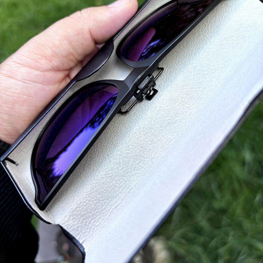 新款高档近视夹片收纳盒超薄抗压太阳眼镜夹片盒保护硬壳磁吸盖,淘宝优惠券,粉丝福利购,淘宝优惠卷