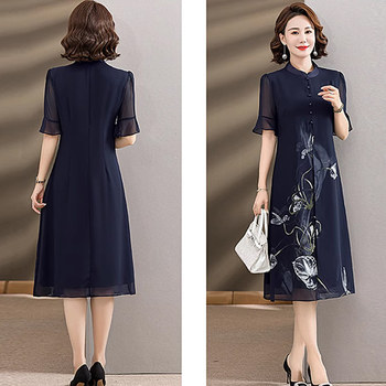 ຊຸດແມ່ຂອງອາຍຸກາງ, dress ພາກຮຽນ spring, ຄົນອັບເດດ: ແລະ noble ປັບປຸງ cheongsam dress, 40-50 ປີ summer ຂອງແມ່, dress ຂອງແມ່ຍິງ