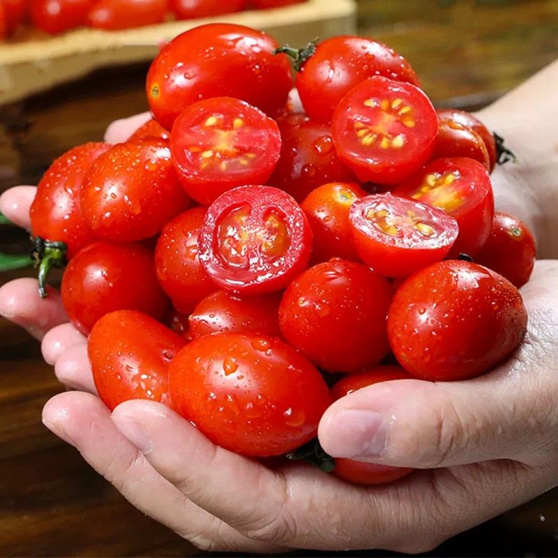 新鲜现摘圣女果小番茄广西当季水果千禧农家自种自然熟樱桃小番茄,淘宝优惠券,粉丝福利购,淘宝优惠卷