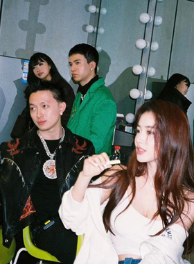 满钻Asen同款中号艾志恒荆棘项链