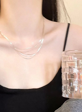 轻奢小众多层叠戴银河波光粼粼