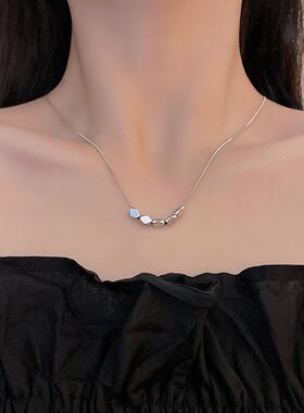 轻奢小众简约冷淡风小豆豆项链女