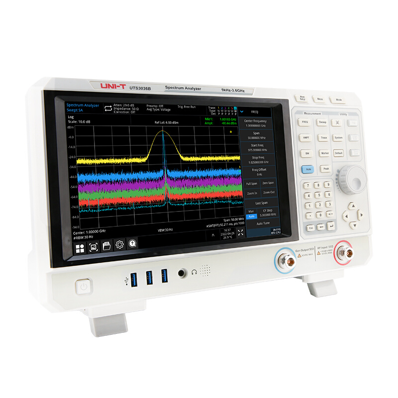 工业品优利德UTS3036B高精度频谱分析仪3.6GHz频率范围频谱仪 - 图2