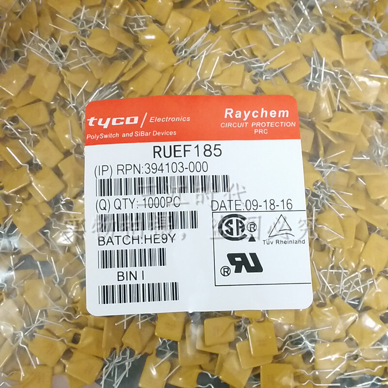 PTC保险丝 RUEF185自恢复保险丝30V1.85A X30UF185 16V 10A - 图0