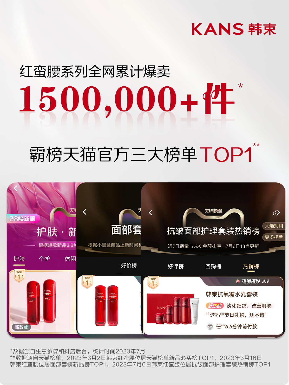  韩束麦叭面部护理套装