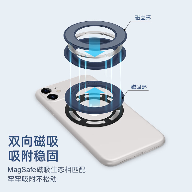 茂墨适用于magsafe固定器耐尔金磁吸贴14ProMax磁力环MageSafe13P