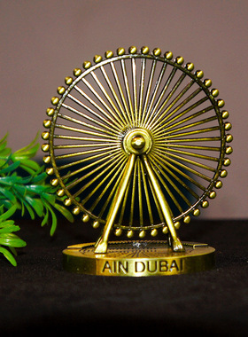 创意天眼迪拜摩天轮模型摆件金属做工礼物礼品送同学孩子老师同事