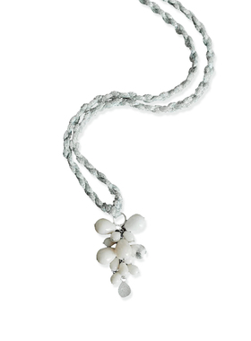 欧美风小众设计天然石葡萄吊坠