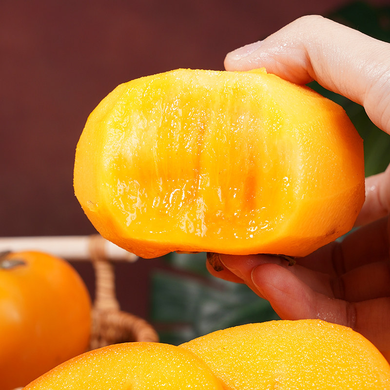 国家地理标志产品 瑶嘉宝 广西恭城高山现摘脆柿子 4.8斤独立包装 天猫优惠券折后￥19.8包邮（￥29.8-10）