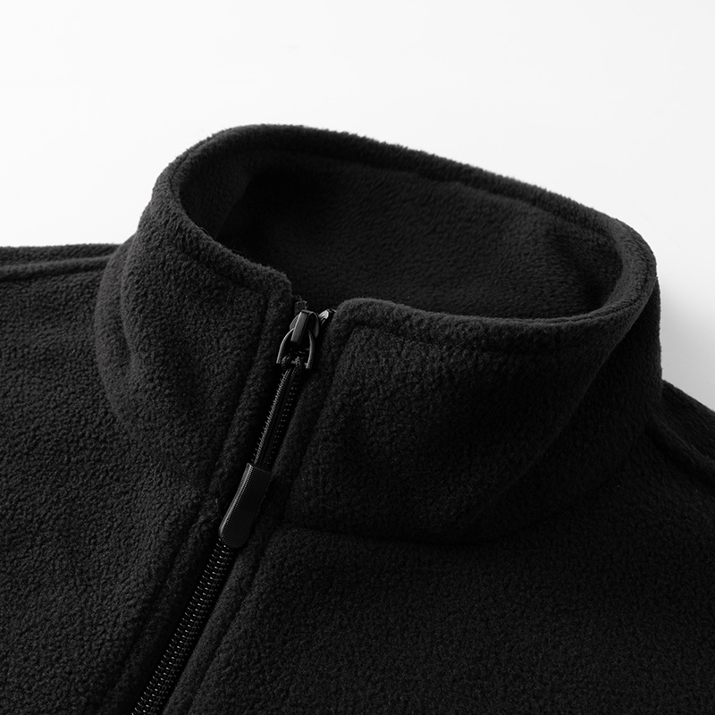 WASSUP FELIPE2025新款抓绒衣时尚休闲卫衣男士保暖夹克团购定制 - 图2