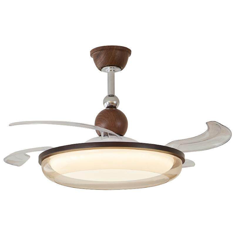 中古风隐形风扇灯静音护眼智能客厅书房餐厅儿童房卧室LED吊扇灯,淘宝优惠券,粉丝福利购,淘宝优惠卷